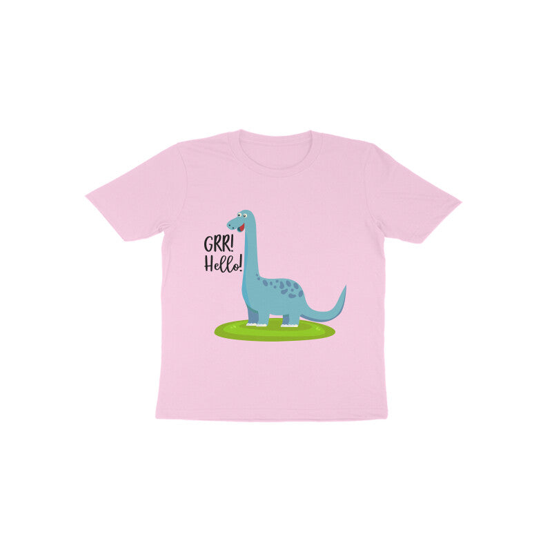 Toddler Half Sleeve Round Neck Tshirt β Happy Dino puraidoprints
