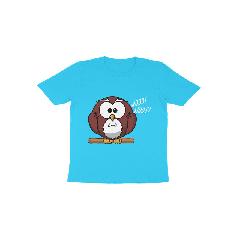 Toddler Half Sleeve Round Neck Tshirt β Owl puraidoprints