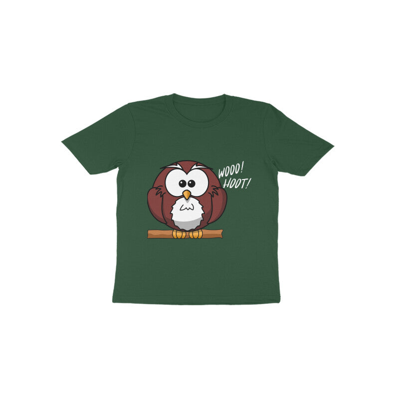 Toddler Half Sleeve Round Neck Tshirt β Owl puraidoprints