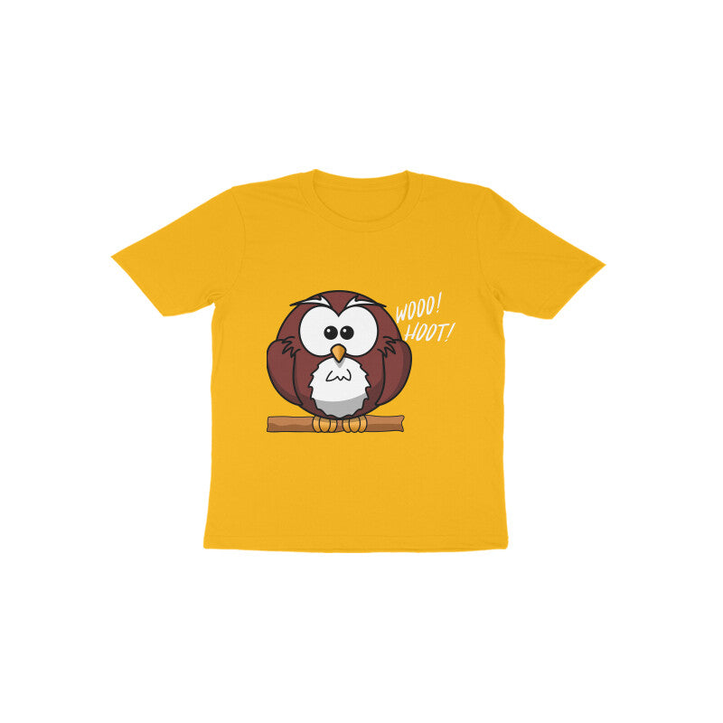 Toddler Half Sleeve Round Neck Tshirt β Owl puraidoprints