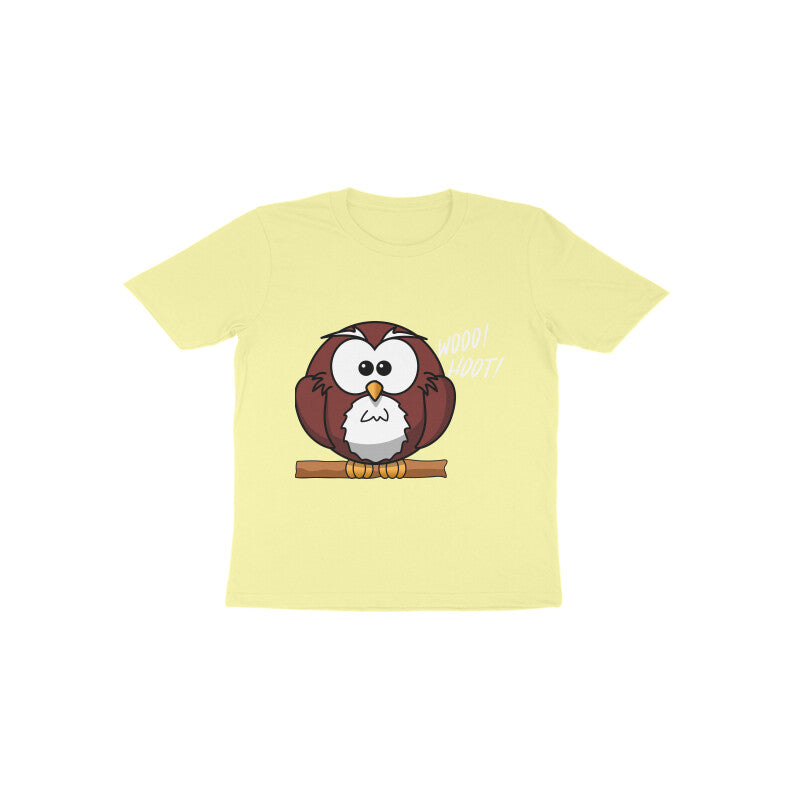 Toddler Half Sleeve Round Neck Tshirt β Owl puraidoprints