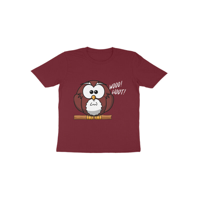 Toddler Half Sleeve Round Neck Tshirt β Owl puraidoprints