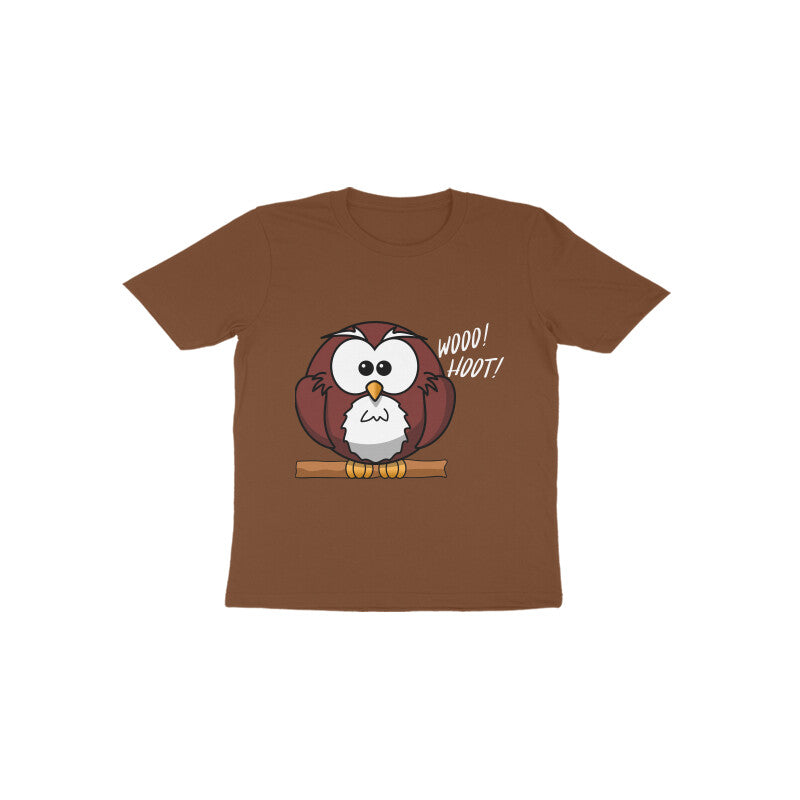 Toddler Half Sleeve Round Neck Tshirt β Owl puraidoprints