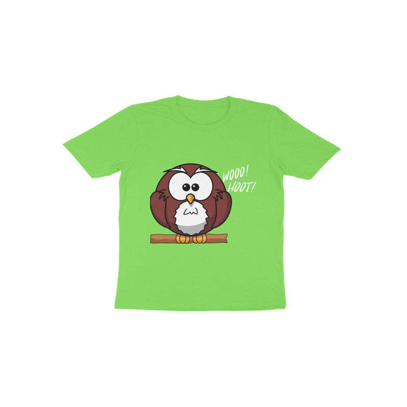 Toddler Half Sleeve Round Neck Tshirt β Owl puraidoprints