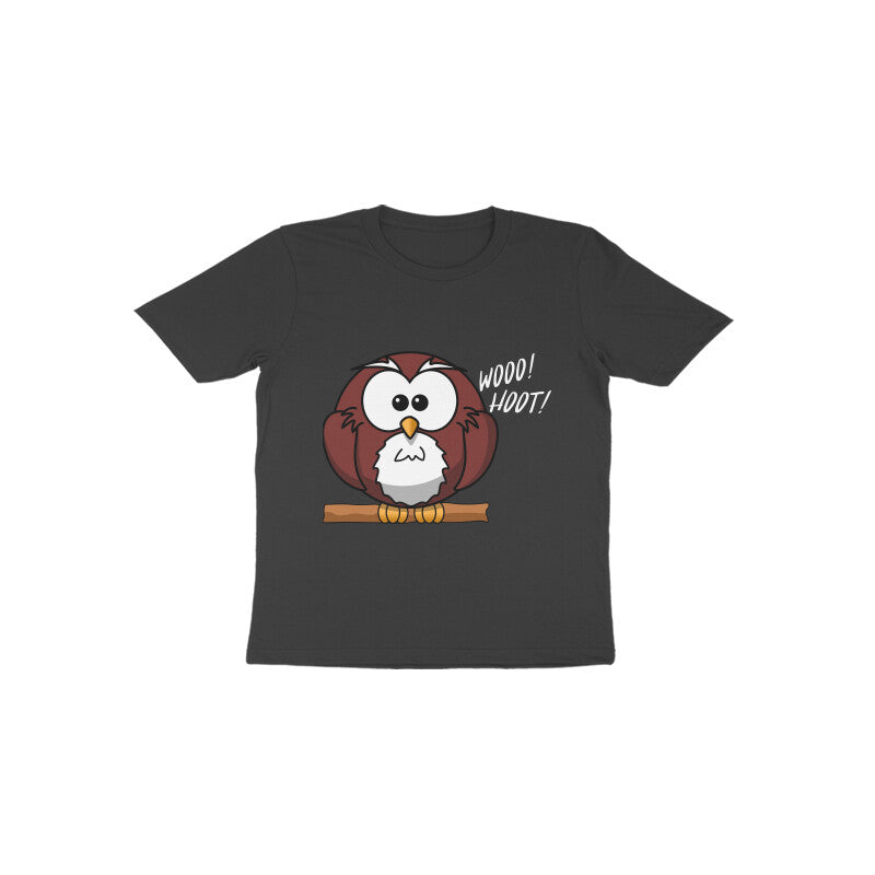 Toddler Half Sleeve Round Neck Tshirt β Owl puraidoprints