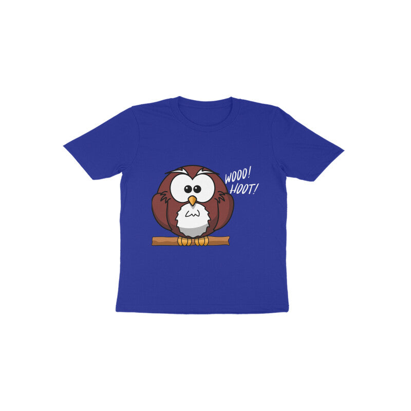 Toddler Half Sleeve Round Neck Tshirt β Owl puraidoprints