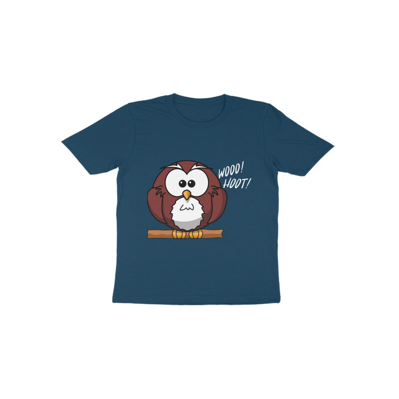 Toddler Half Sleeve Round Neck Tshirt β Owl puraidoprints