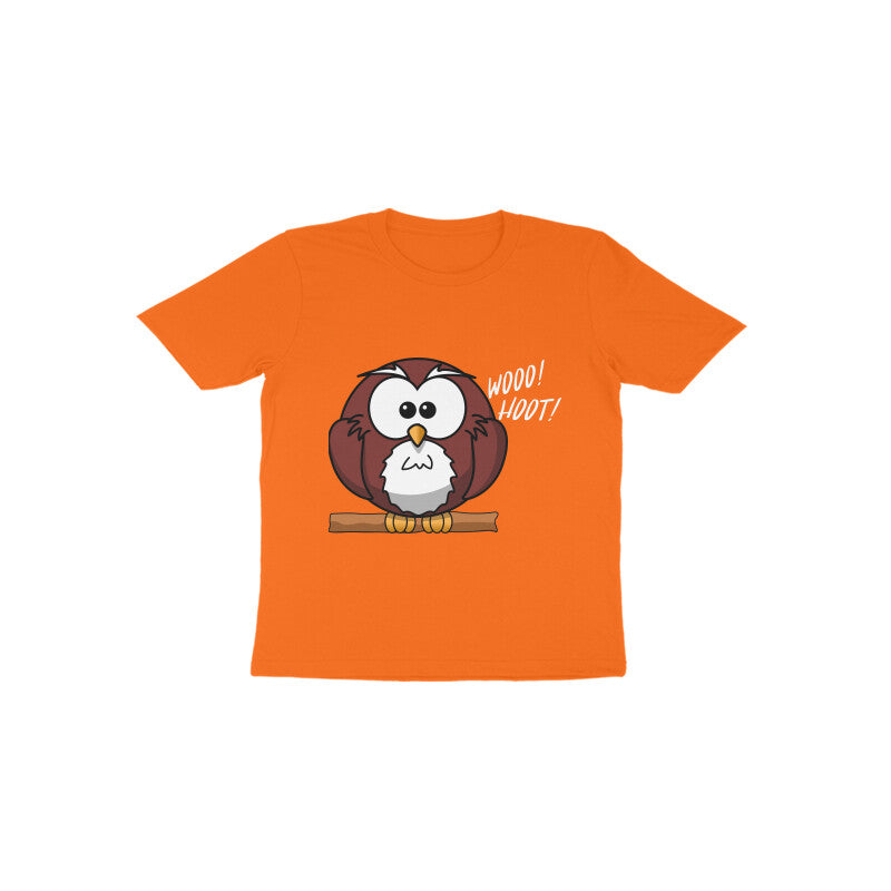 Toddler Half Sleeve Round Neck Tshirt β Owl puraidoprints