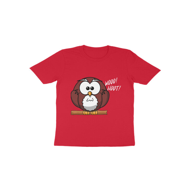 Toddler Half Sleeve Round Neck Tshirt β Owl puraidoprints