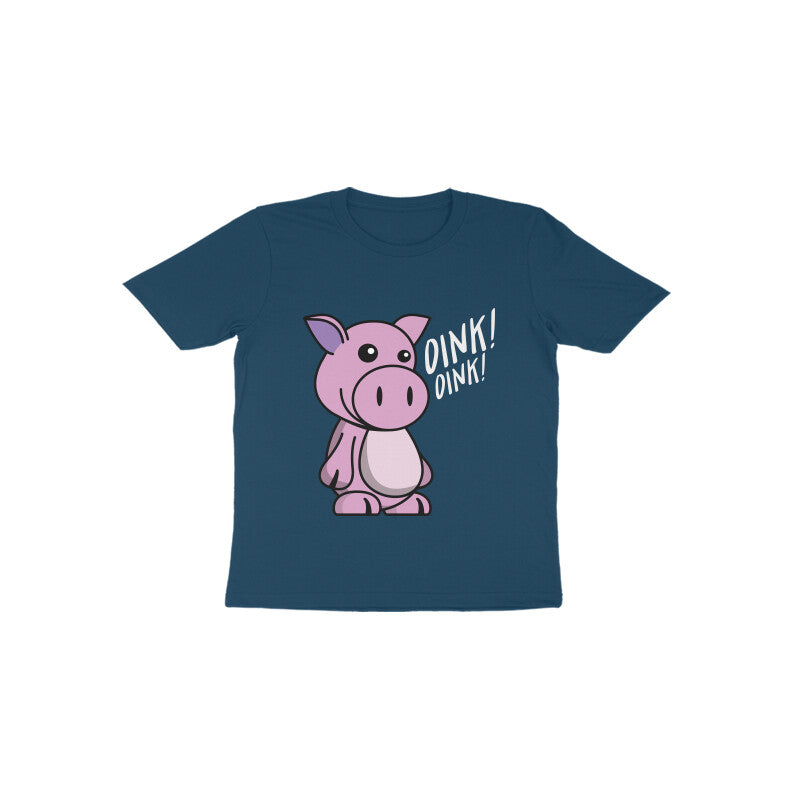 Toddler Half Sleeve Round Neck Tshirt β Piggy puraidoprints