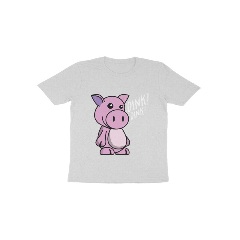 Toddler Half Sleeve Round Neck Tshirt β Piggy puraidoprints