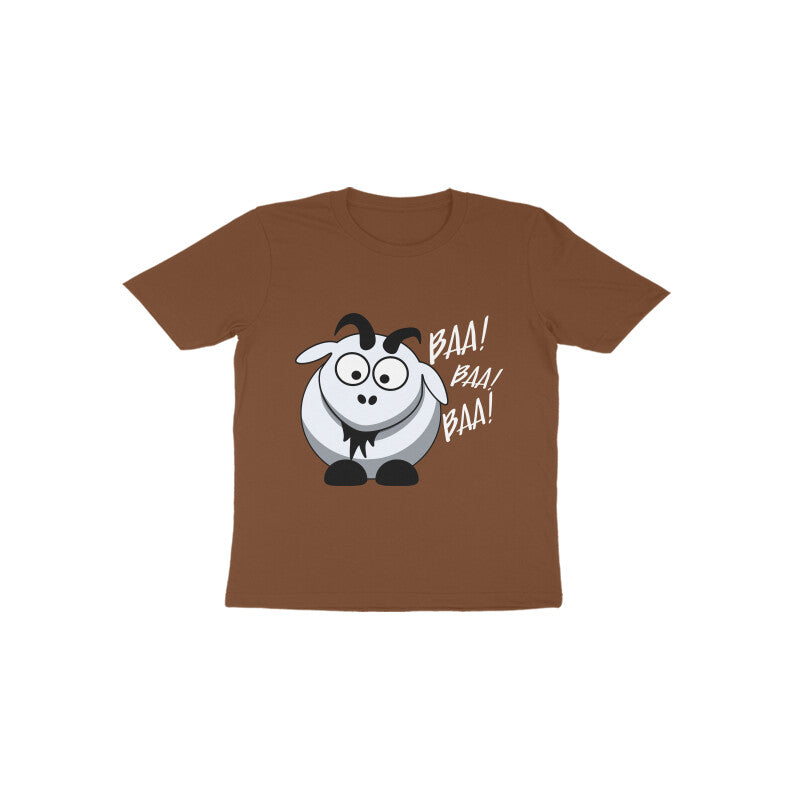 Toddler Half Sleeve Round Neck Tshirt β Sheep Baa Baa Baa puraidoprints