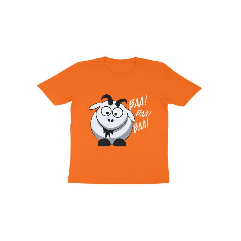Toddler Half Sleeve Round Neck Tshirt β Sheep Baa Baa Baa puraidoprints