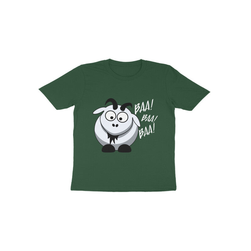 Toddler Half Sleeve Round Neck Tshirt β Sheep Baa Baa Baa puraidoprints