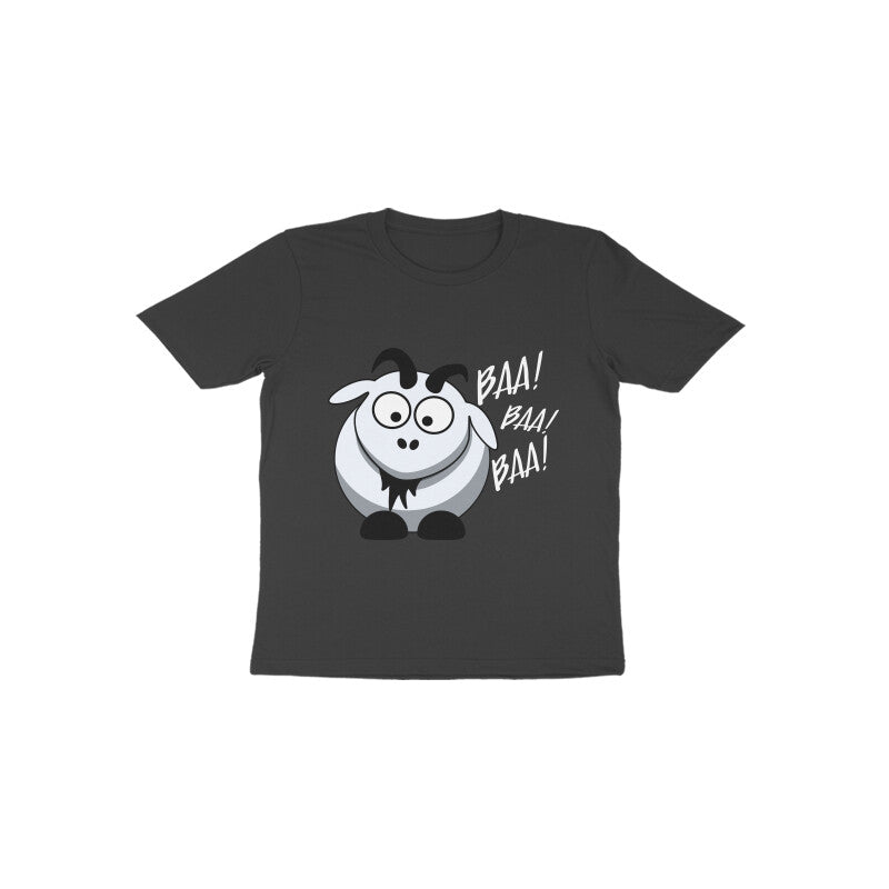 Toddler Half Sleeve Round Neck Tshirt β Sheep Baa Baa Baa puraidoprints