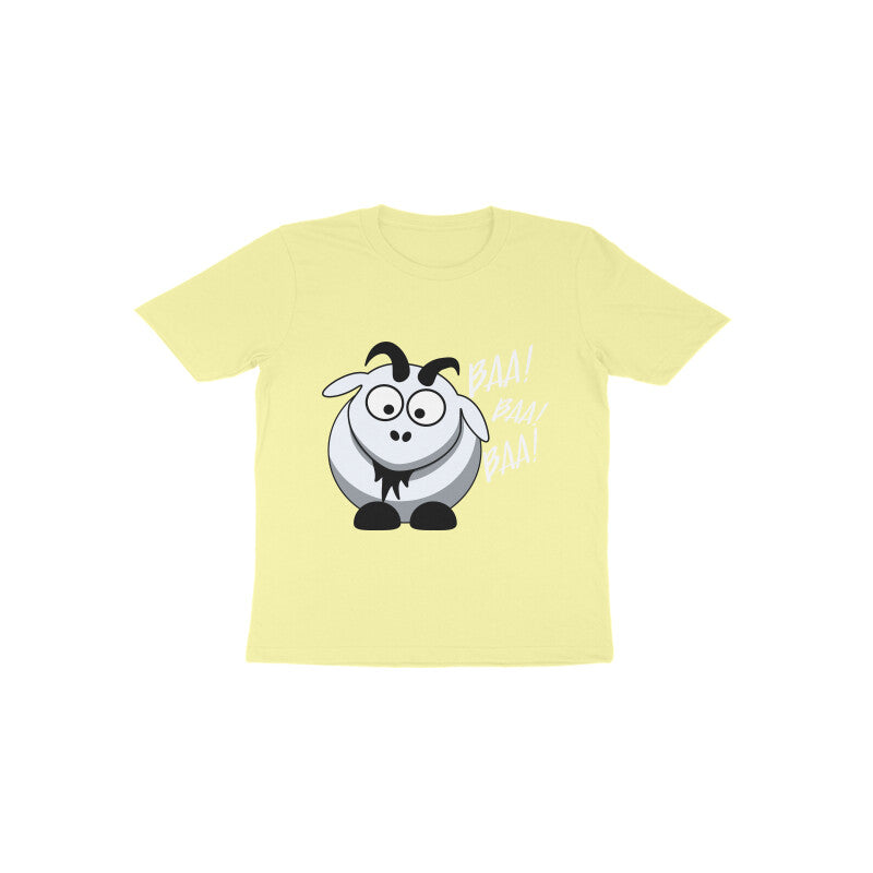 Toddler Half Sleeve Round Neck Tshirt β Sheep Baa Baa Baa puraidoprints