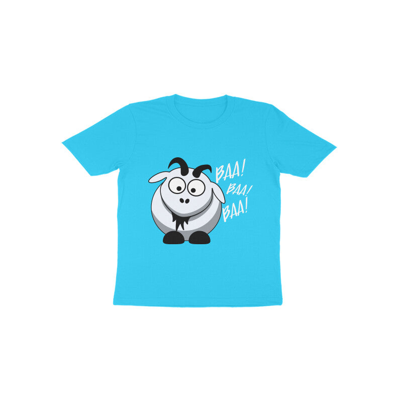 Toddler Half Sleeve Round Neck Tshirt β Sheep Baa Baa Baa puraidoprints