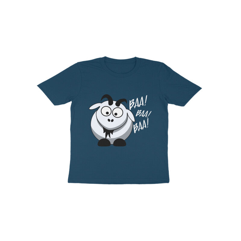 Toddler Half Sleeve Round Neck Tshirt β Sheep Baa Baa Baa puraidoprints