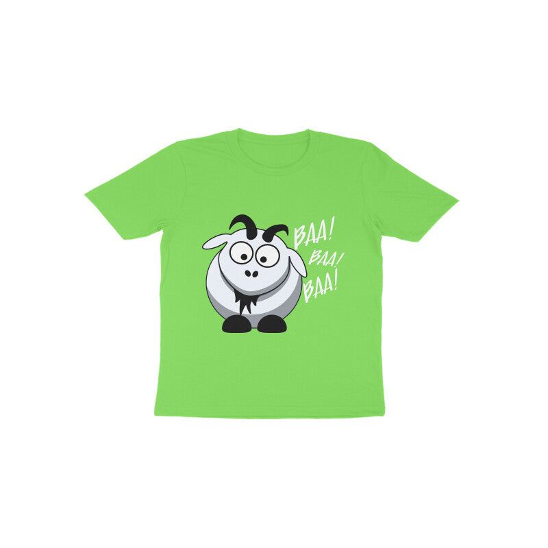 Toddler Half Sleeve Round Neck Tshirt β Sheep Baa Baa Baa puraidoprints