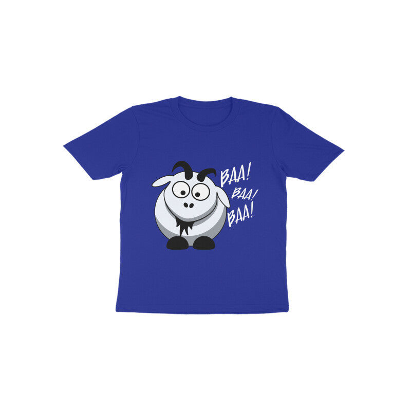Toddler Half Sleeve Round Neck Tshirt β Sheep Baa Baa Baa puraidoprints