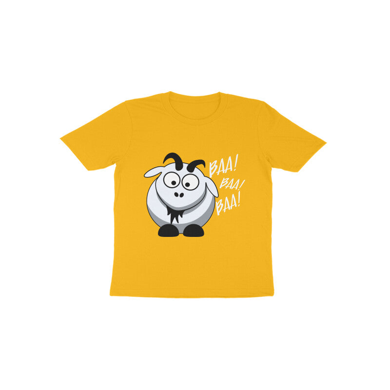 Toddler Half Sleeve Round Neck Tshirt β Sheep Baa Baa Baa puraidoprints