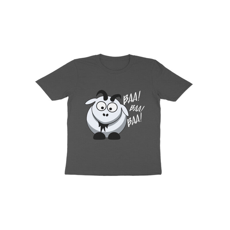 Toddler Half Sleeve Round Neck Tshirt β Sheep Baa Baa Baa puraidoprints