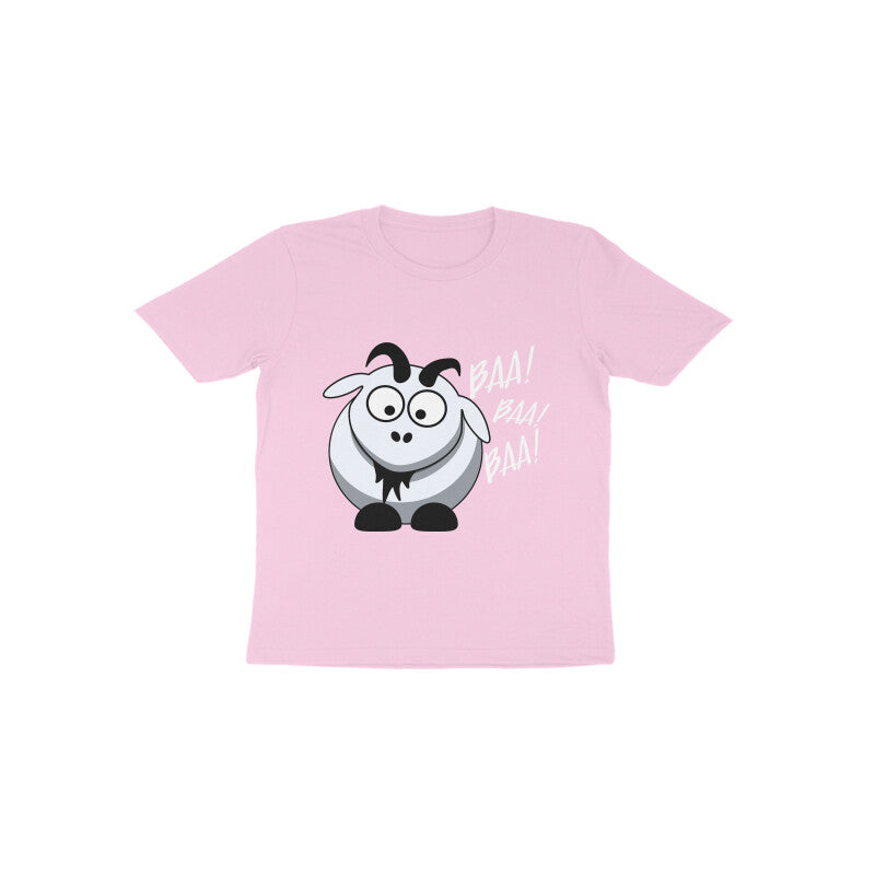 Toddler Half Sleeve Round Neck Tshirt β Sheep Baa Baa Baa puraidoprints