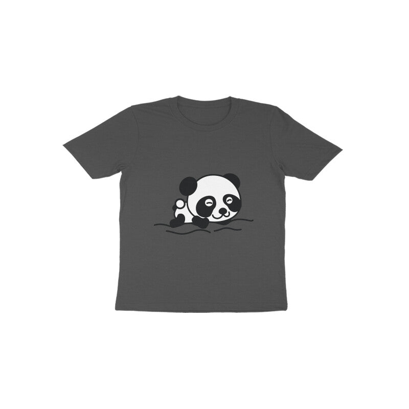 Toddler' Half Sleeve Round Neck Tshirt β Sleeping Panda puraidoprints