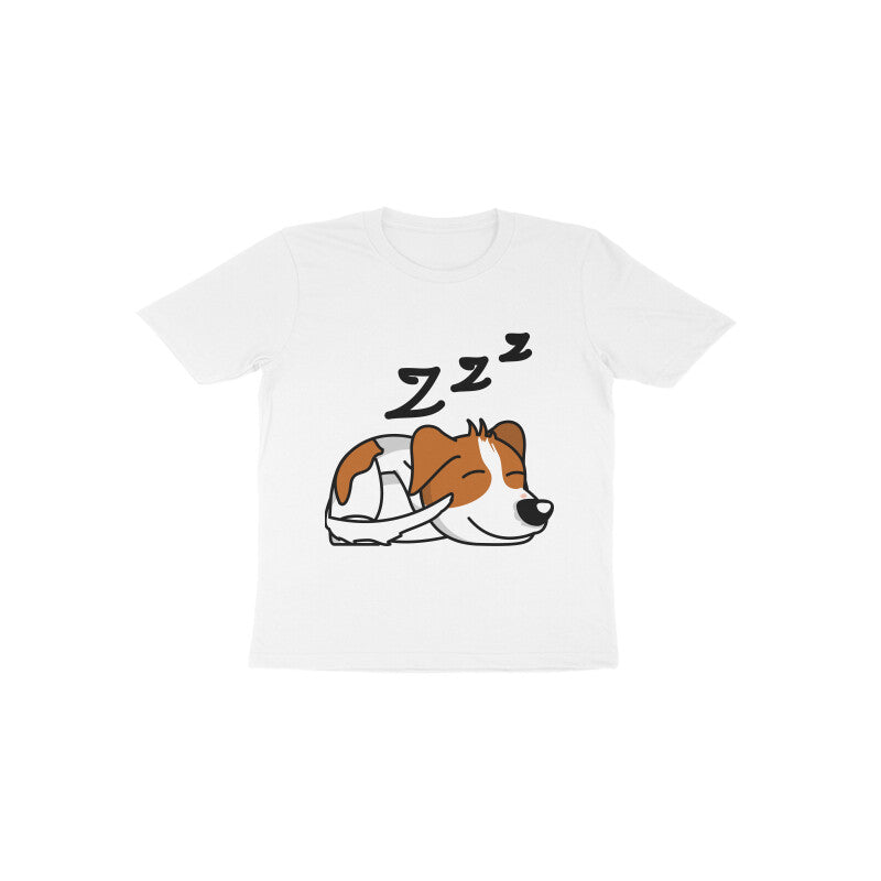Toddler Half Sleeve Round Neck Tshirt β Sleepy Dog puraidoprints