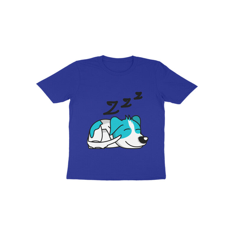 Toddler Half Sleeve Round Neck Tshirt β Sleepy Dog puraidoprints