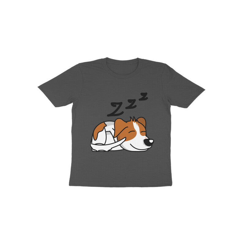Toddler Half Sleeve Round Neck Tshirt β Sleepy Dog puraidoprints