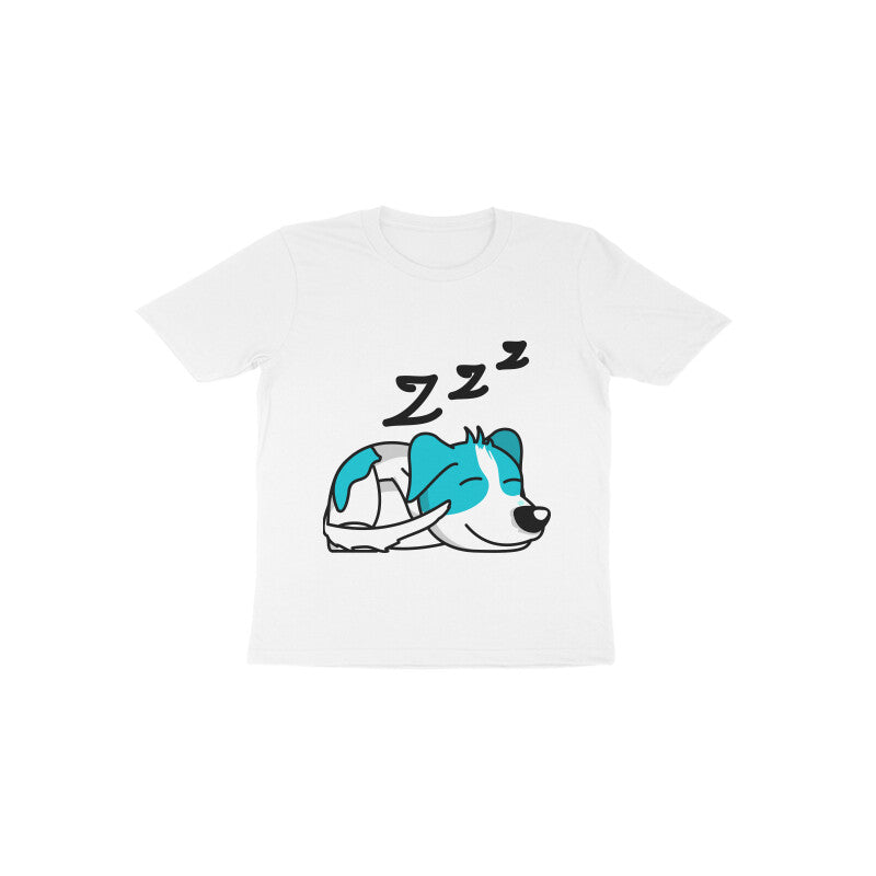Toddler Half Sleeve Round Neck Tshirt β Sleepy Dog puraidoprints