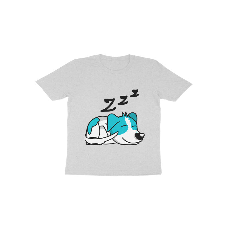 Toddler Half Sleeve Round Neck Tshirt β Sleepy Dog puraidoprints