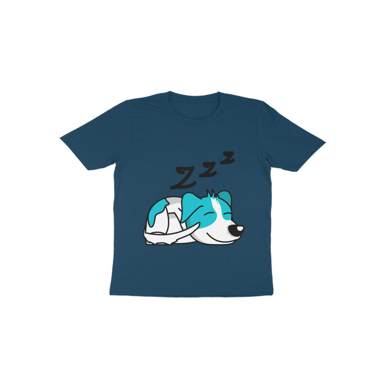 Toddler Half Sleeve Round Neck Tshirt β Sleepy Dog puraidoprints