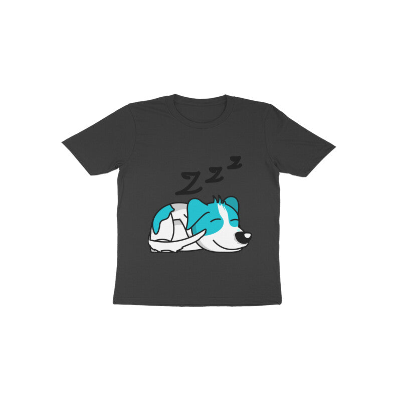 Toddler Half Sleeve Round Neck Tshirt β Sleepy Dog puraidoprints