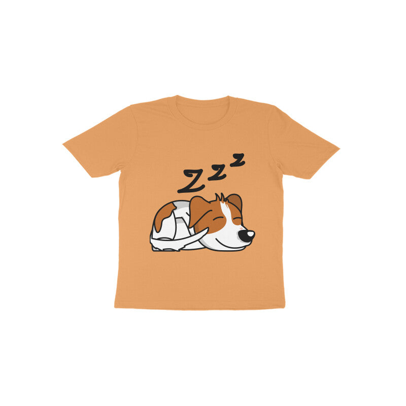 Toddler Half Sleeve Round Neck Tshirt β Sleepy Dog puraidoprints