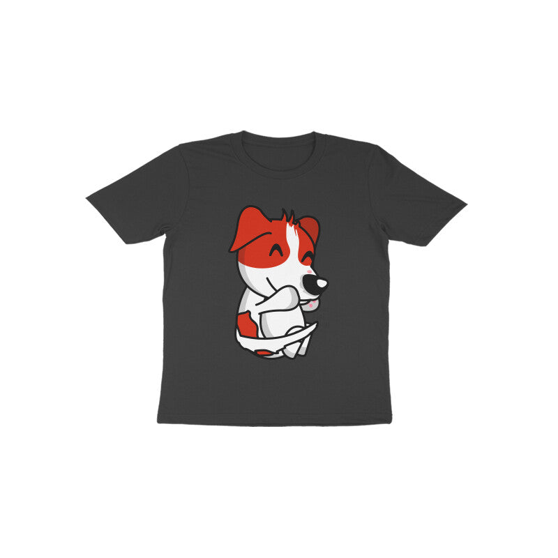 Toddler Half Sleeve Round Neck Tshirt β Smiling Dog puraidoprints