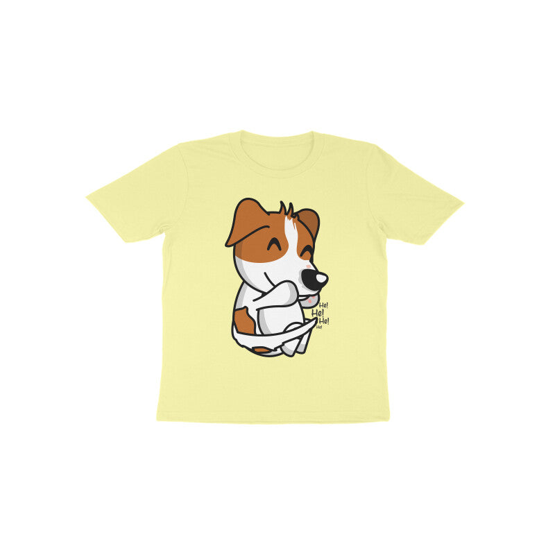 Toddler Half Sleeve Round Neck Tshirt β Smiling Dog puraidoprints