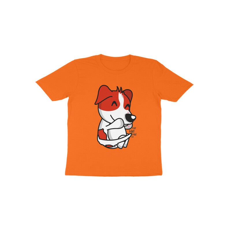 Toddler Half Sleeve Round Neck Tshirt β Smiling Dog puraidoprints