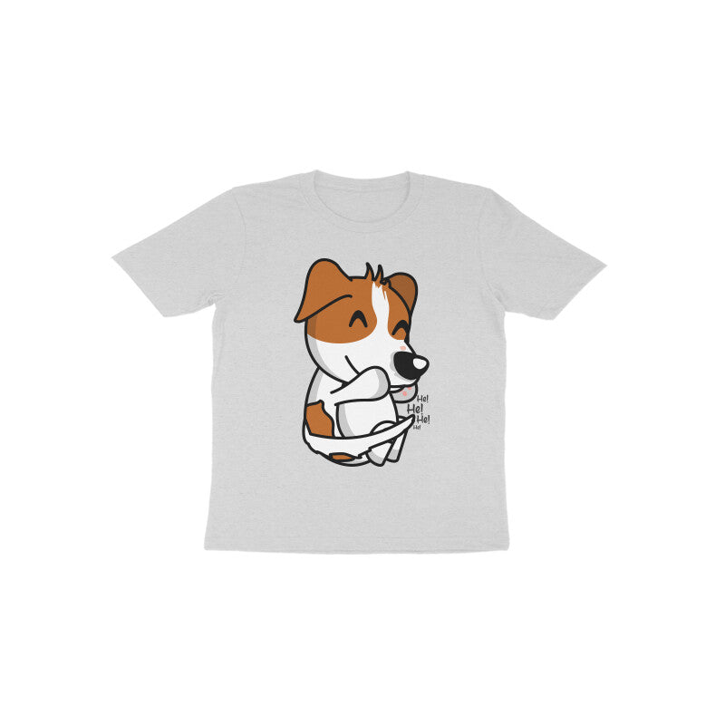 Toddler Half Sleeve Round Neck Tshirt β Smiling Dog puraidoprints