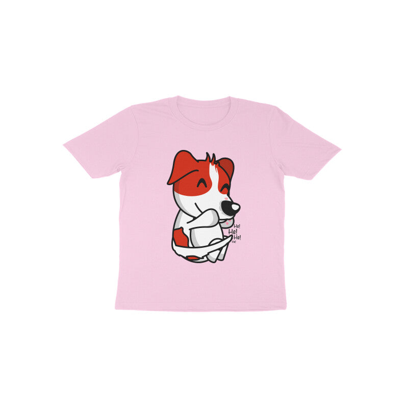 Toddler Half Sleeve Round Neck Tshirt β Smiling Dog puraidoprints