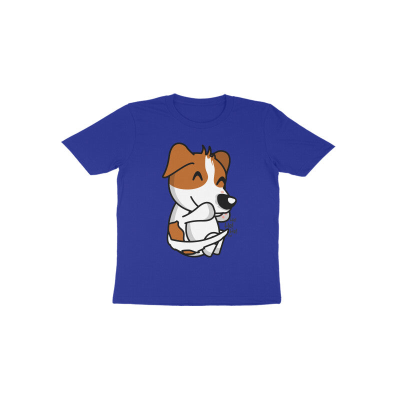 Toddler Half Sleeve Round Neck Tshirt β Smiling Dog puraidoprints