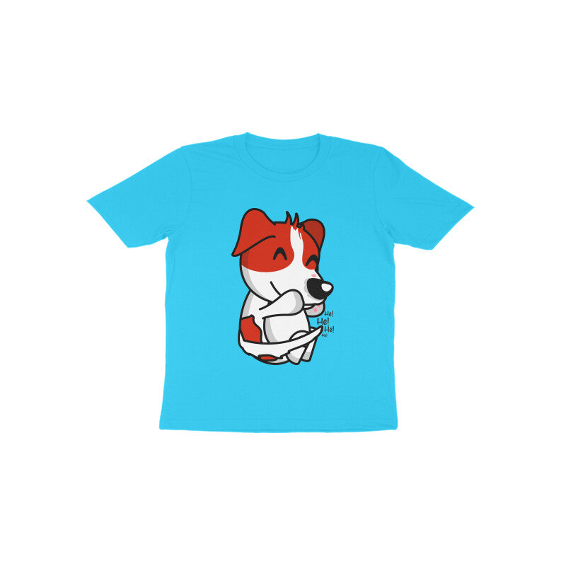 Toddler Half Sleeve Round Neck Tshirt β Smiling Dog puraidoprints
