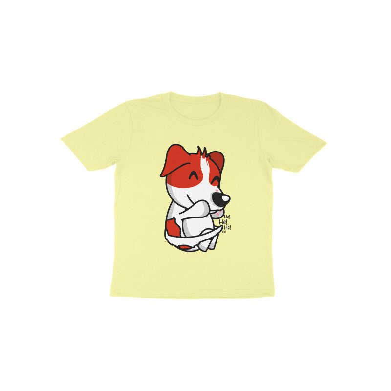 Toddler Half Sleeve Round Neck Tshirt β Smiling Dog puraidoprints