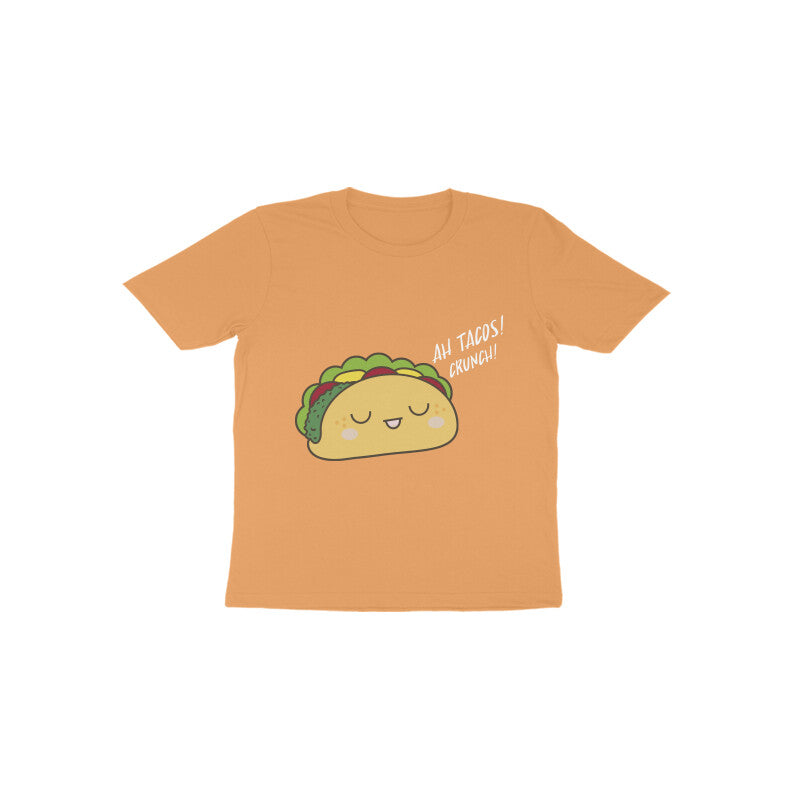 Toddler Half Sleeve Round Neck Tshirt β Tacos puraidoprints