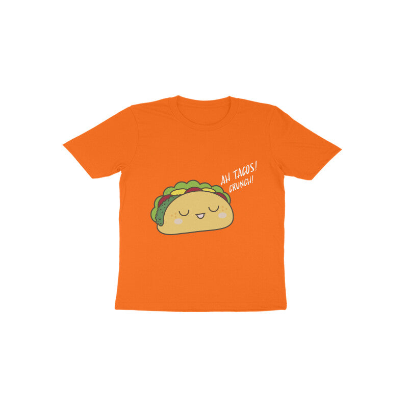 Toddler Half Sleeve Round Neck Tshirt β Tacos puraidoprints