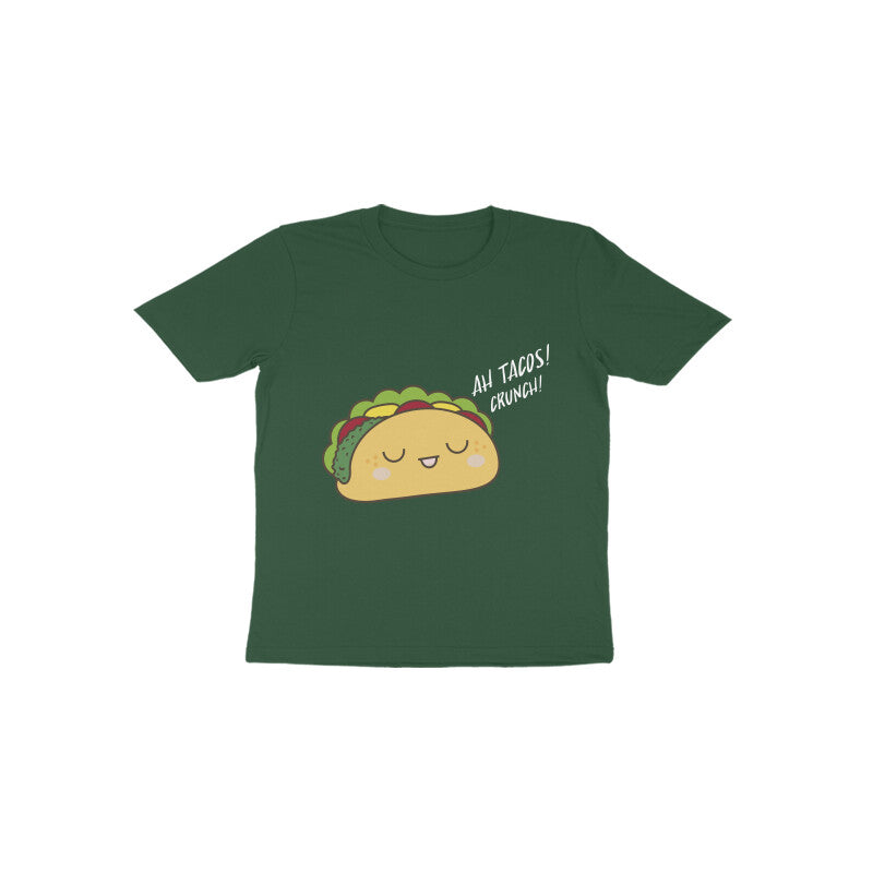 Toddler Half Sleeve Round Neck Tshirt β Tacos puraidoprints