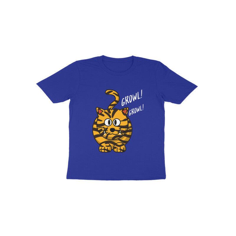 Toddler Half Sleeve Round Neck Tshirt β Tiger Roar puraidoprints