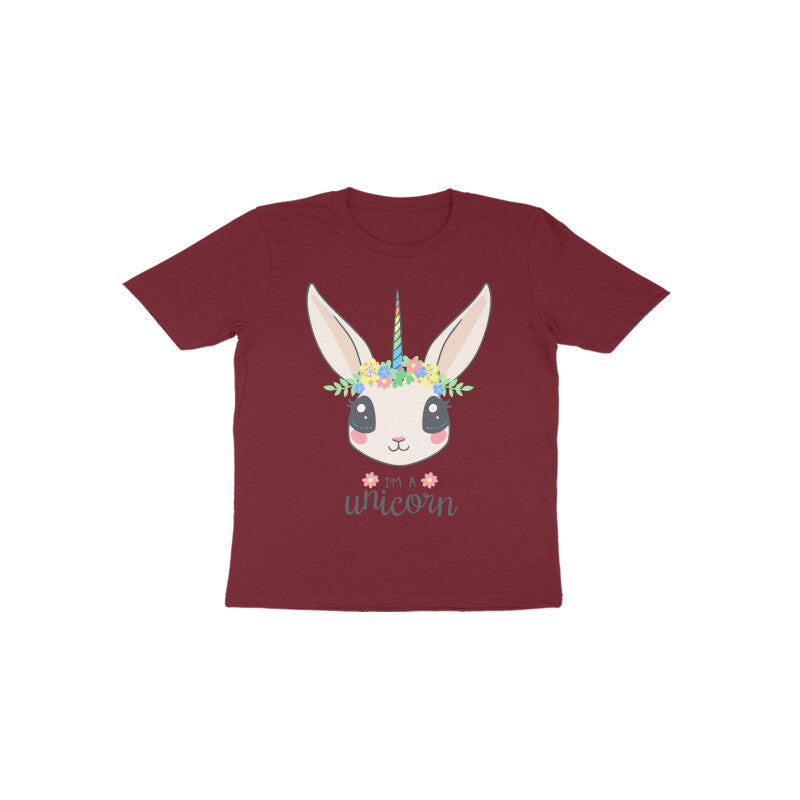 Toddler Half Sleeve Round Neck Tshirt β Unicorn puraidoprints