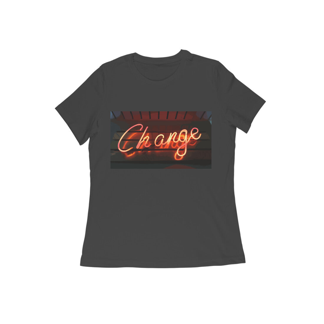 WOMEN'S ROUND NECK T-SHIRT β Change puraidoprints